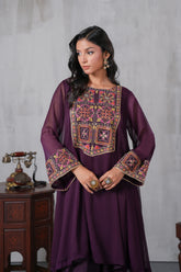 2 Piece Chiffon Suit (FR1070)